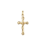 Eastern Orthodox Russian budded pendant in Rose Gold & 14K Gold plating colors