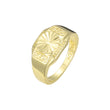Anillos de oro de 14k para hombre.
