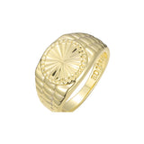 Anillos de oro de 14k para hombre.