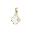 .Gl¨¹cksklee-Anh?nger plattiert mit 14 Karat Gold, Ros¨¦gold zweifarbig