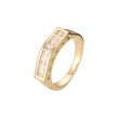 Anillos apilables en Oro de 18K, baño de Oro de 14K colores