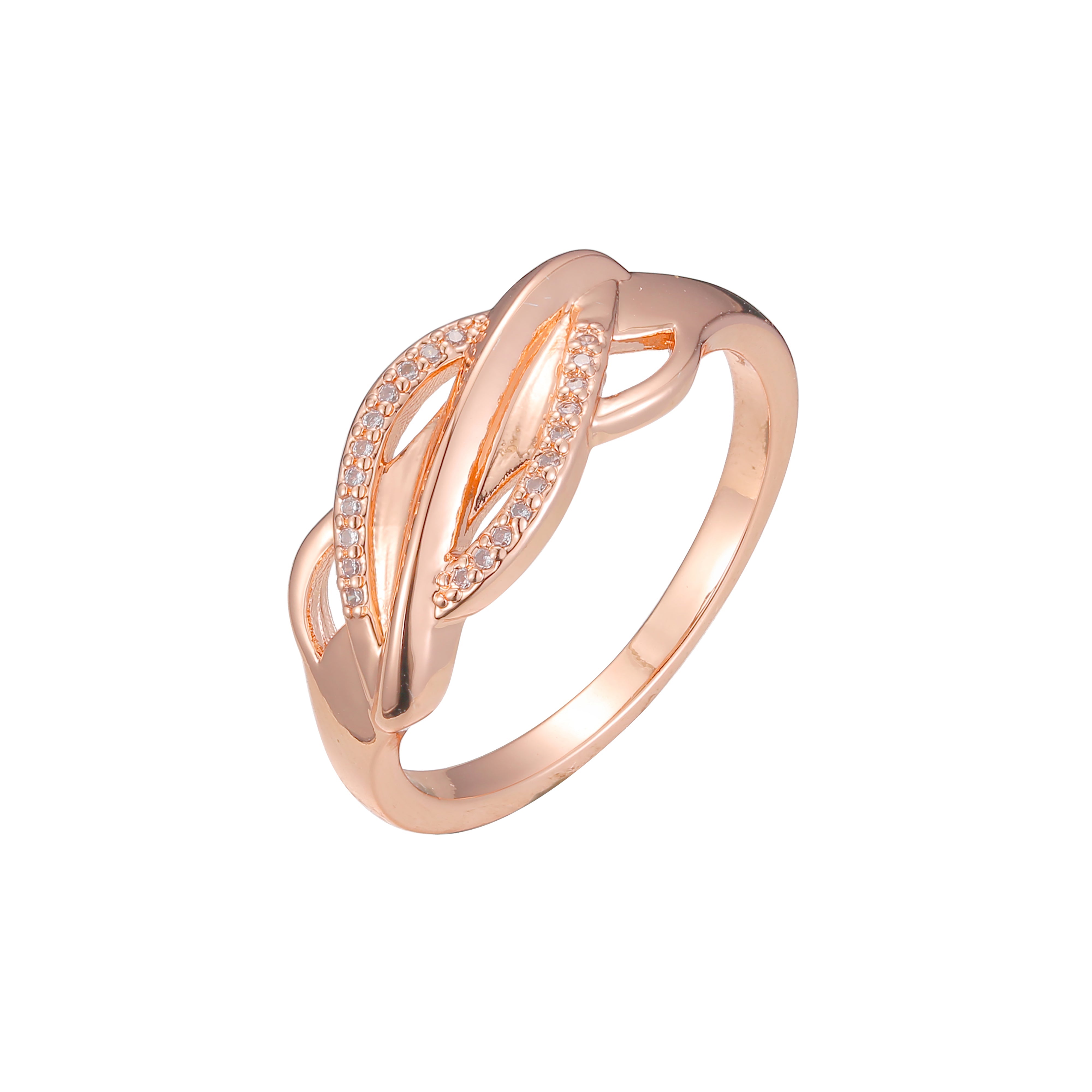 Ringe aus Ros¨¦gold mit mehreren Perlen