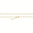 {Customize} Fancy drum link chains plated in 14K Gold, Rose Gold, two tone