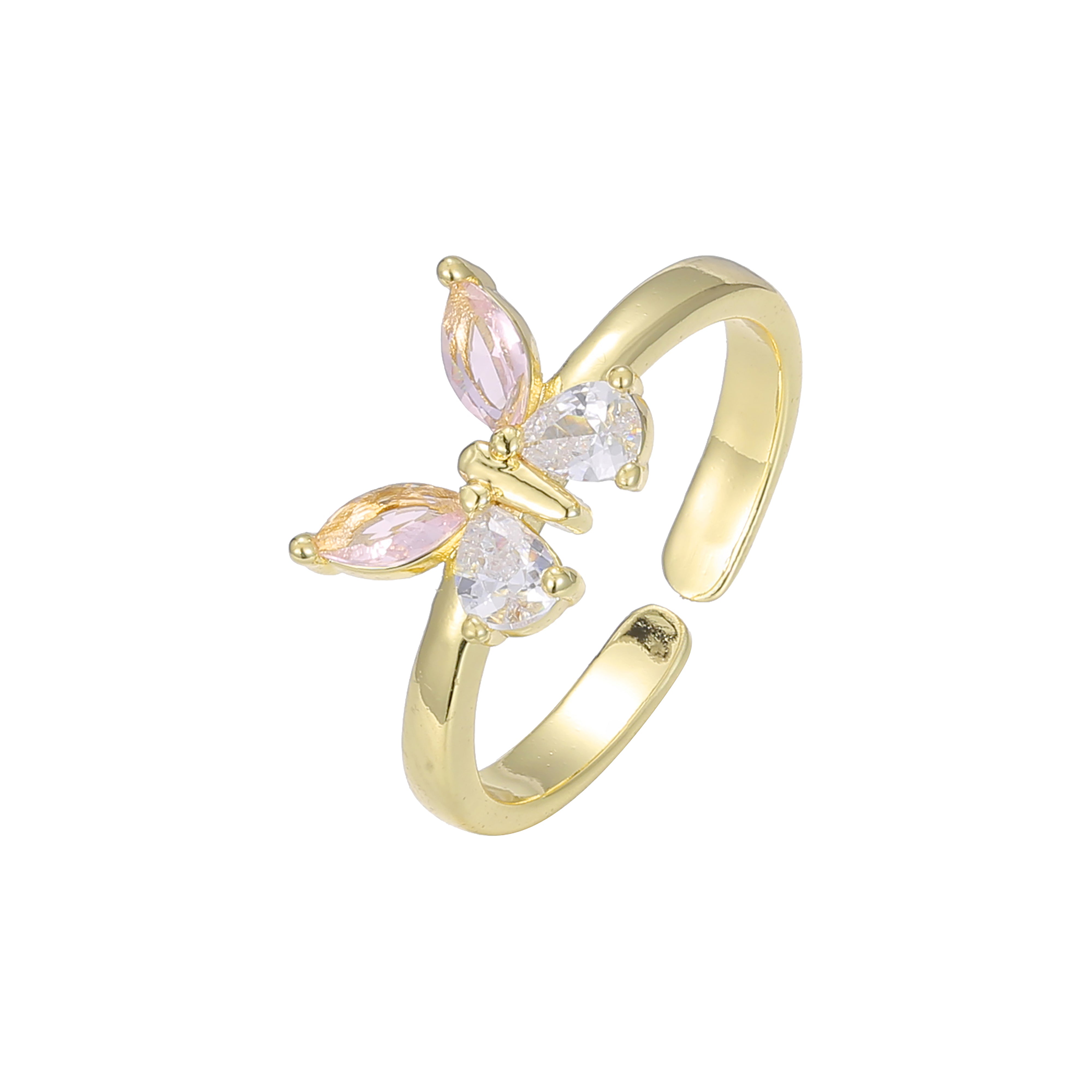 Anillos abiertos Mariposa de Oro 14K