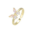 Anillos abiertos Mariposa de Oro 14K