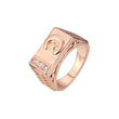 anillos de oro rosa