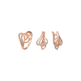 <p>Ros¨¦gold mit gemischtem blauem Stein</p>