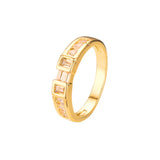 Anillos apilables en colores Oro 18K, Oro Blanco, Baño Oro 14K