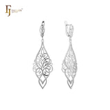 Pendientes en Oro de 14K, baño de Oro Rosa colores