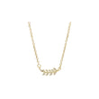 Collar de hojas de Oro 14K