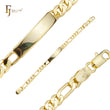 Pulseras Figaro link hombre ID 14K Oro