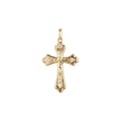 Maltese Eastern Orthodox Russian pendant in 14K Gold, Rose Gold, White Gold plating colors