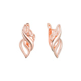 Pendientes en Oro de 14K, baño de Oro Rosa colores