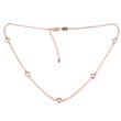 collar de oro rosa
