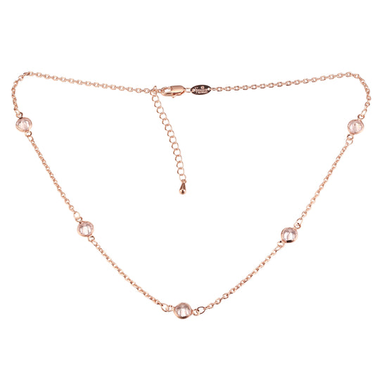 collar de oro rosa