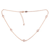 collar de oro rosa