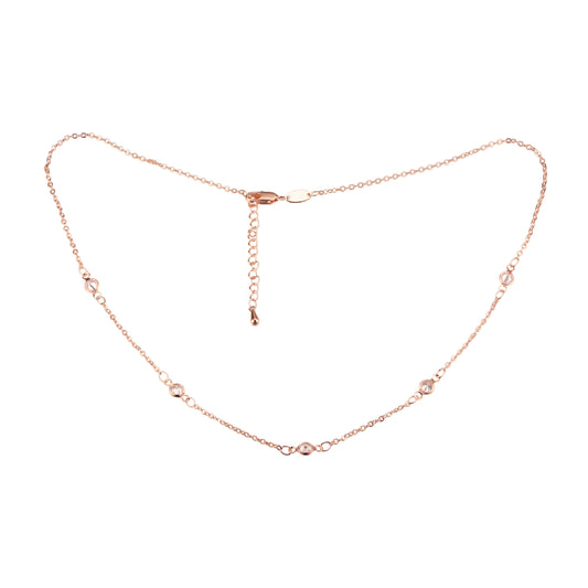 collar de oro rosa
