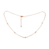 collar de oro rosa