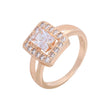Zweireihige Ringe aus Ros¨¦gold mit Pflastersteinen