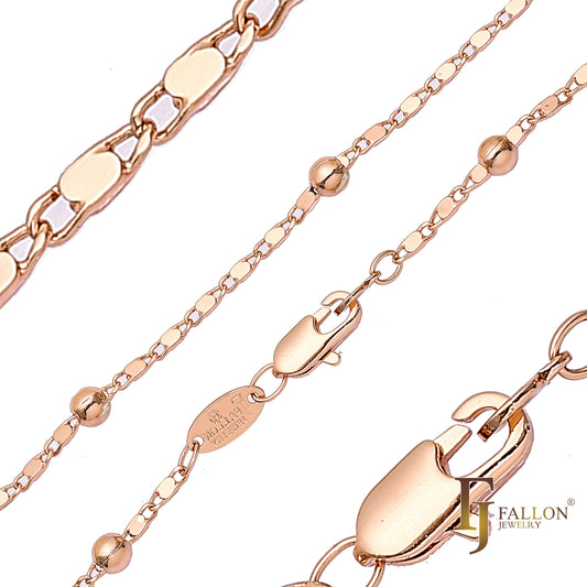 <p>Ros¨¦goldene Kabelweb-Liebesketten</p>