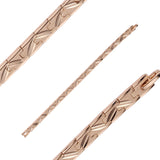 Pulseras chapadas en oro rosa