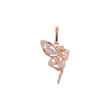 Подвеска Fairy из двухцветного Красное золото 585 пробы с покрытием из Жёлтое золото 585 пробы