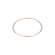 Pulseiras de anel listradas banhadas em cores banhadas a ouro 14K, cores ouro rosa