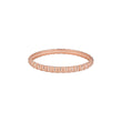 Pulseras apilables de oro de 14 k y oro rosa