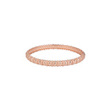 Pulseras apilables de oro de 14 k y oro rosa