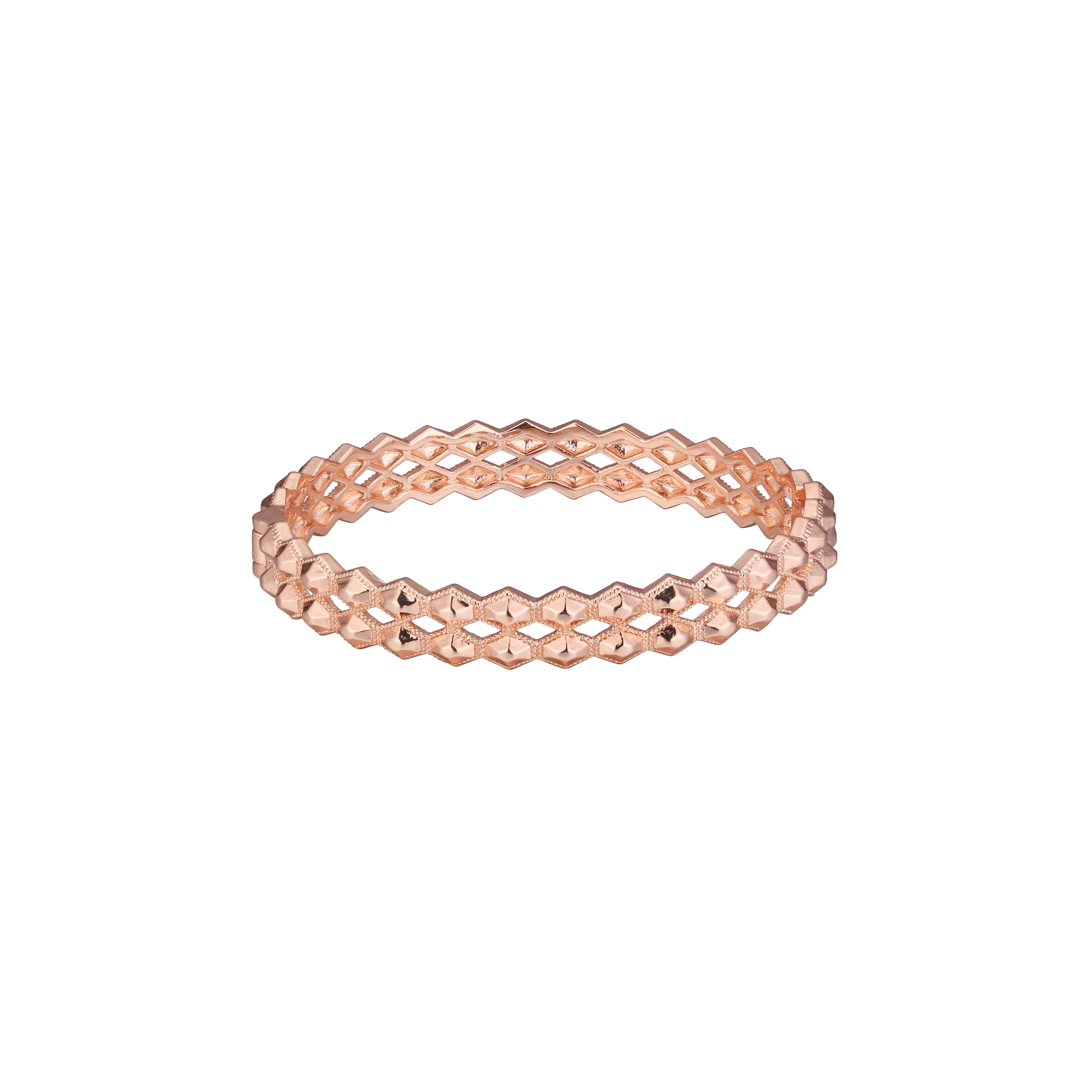 Pulseras de niño bañadas en Oro de 14K, colores Oro Rosa