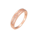 Alianzas de boda en colores con baño de Oro 18K, Oro Blanco, Oro Rosa