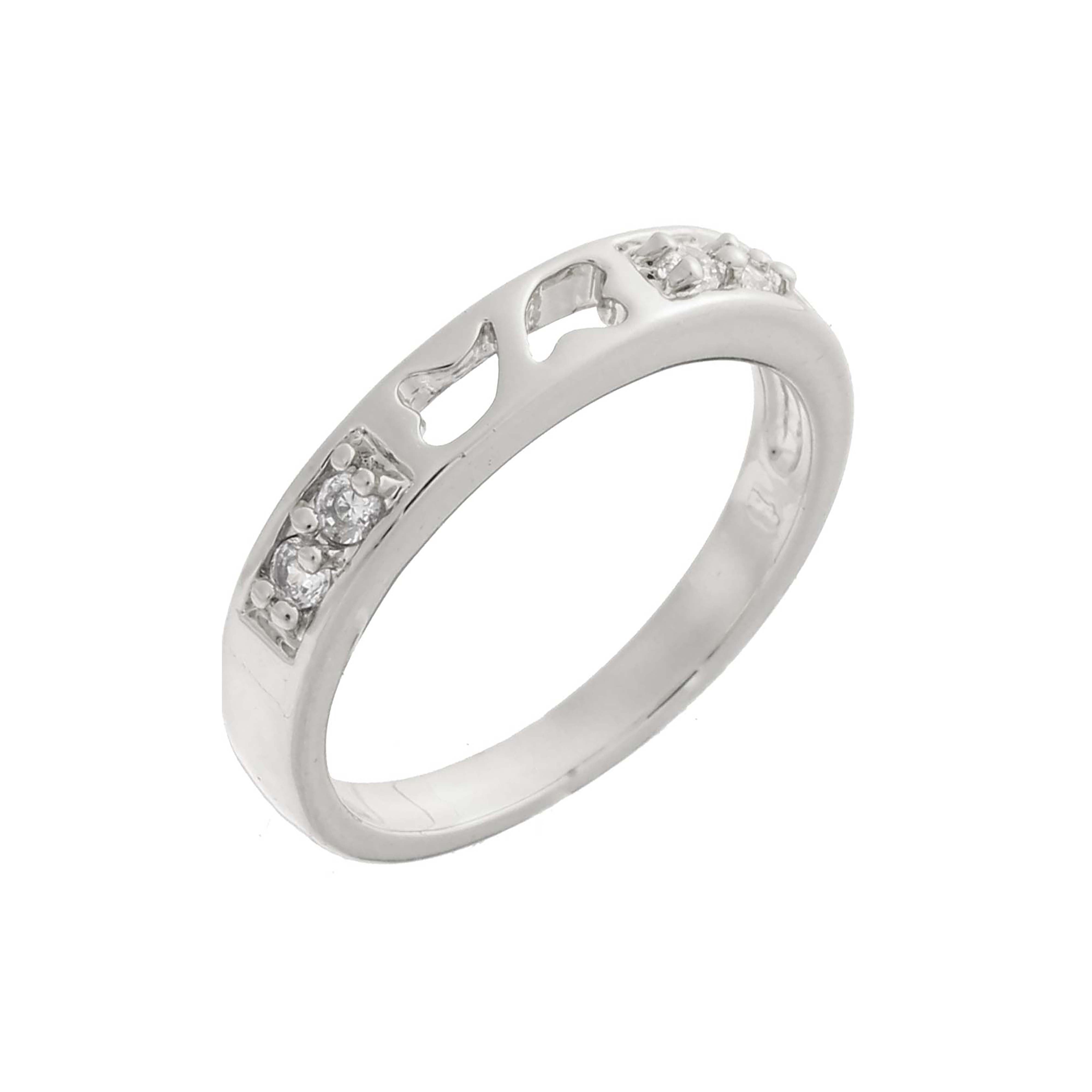 Anéis empilháveis folheados a ouro 14K, ouro 18K, ouro branco