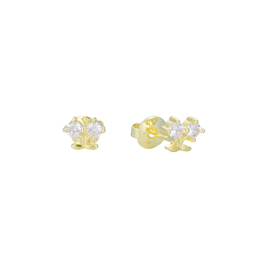 14K ゴールド スタッド ピアス