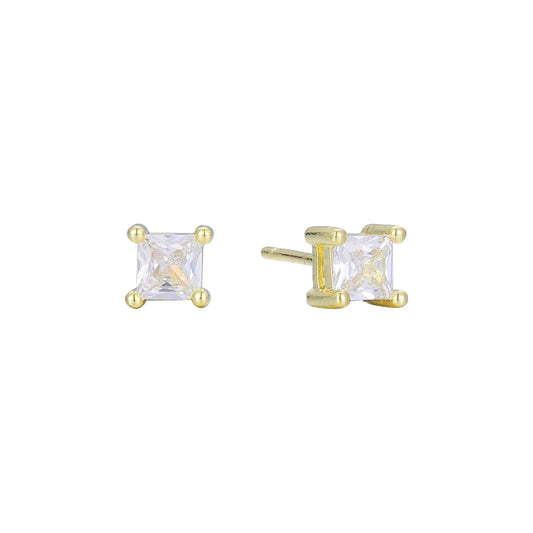 14K ゴールド スタッド ピアス