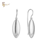 Pendientes de gancho de alambre en Oro 14K, colores de baño de oro rosa.