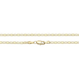 Mariner link Chains plated in 14K Gold, two tone