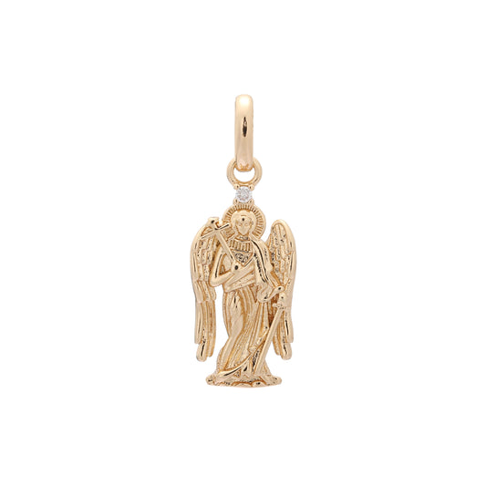 Pingente São Miguel Arcanjo em ouro rosa