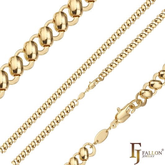 Correntes Infinity 8 em Ouro 14K