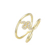 Anillos abiertos serpiente oro 14K