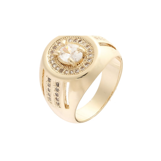 Anillos en Oro de 14K, baño de Oro Rosa colores
