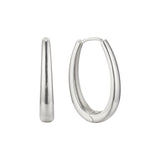 Aretes U Huggie (2 tamaños) en colores baño de Oro 14K, Oro Blanco, Oro Rosa