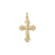 Eastern Orthodox Russian budded pendant in 14K Gold, Rose Gold two tone plating colors