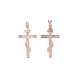 Russian orthdox Eastern Orthodox Russian pendant in Rose Gold, White Gold plating colors