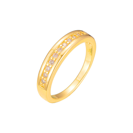 Alianzas de boda en colores con baño de Oro 18K, Oro Blanco, Oro Rosa