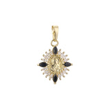 Saint Matrona pendant in Rose Gold, 14K Gold plating colors