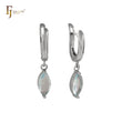 Серьги-капли Solitaire Marquise из 14-каратного золота, розового золота, белого золота