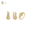 Conjunto de oro de 14 quilates con anillos