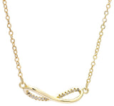 Collar con signo de infinito en Oro 14K