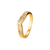 Anillos apilables en colores Oro 18K, Oro Blanco, Baño Oro 14K
