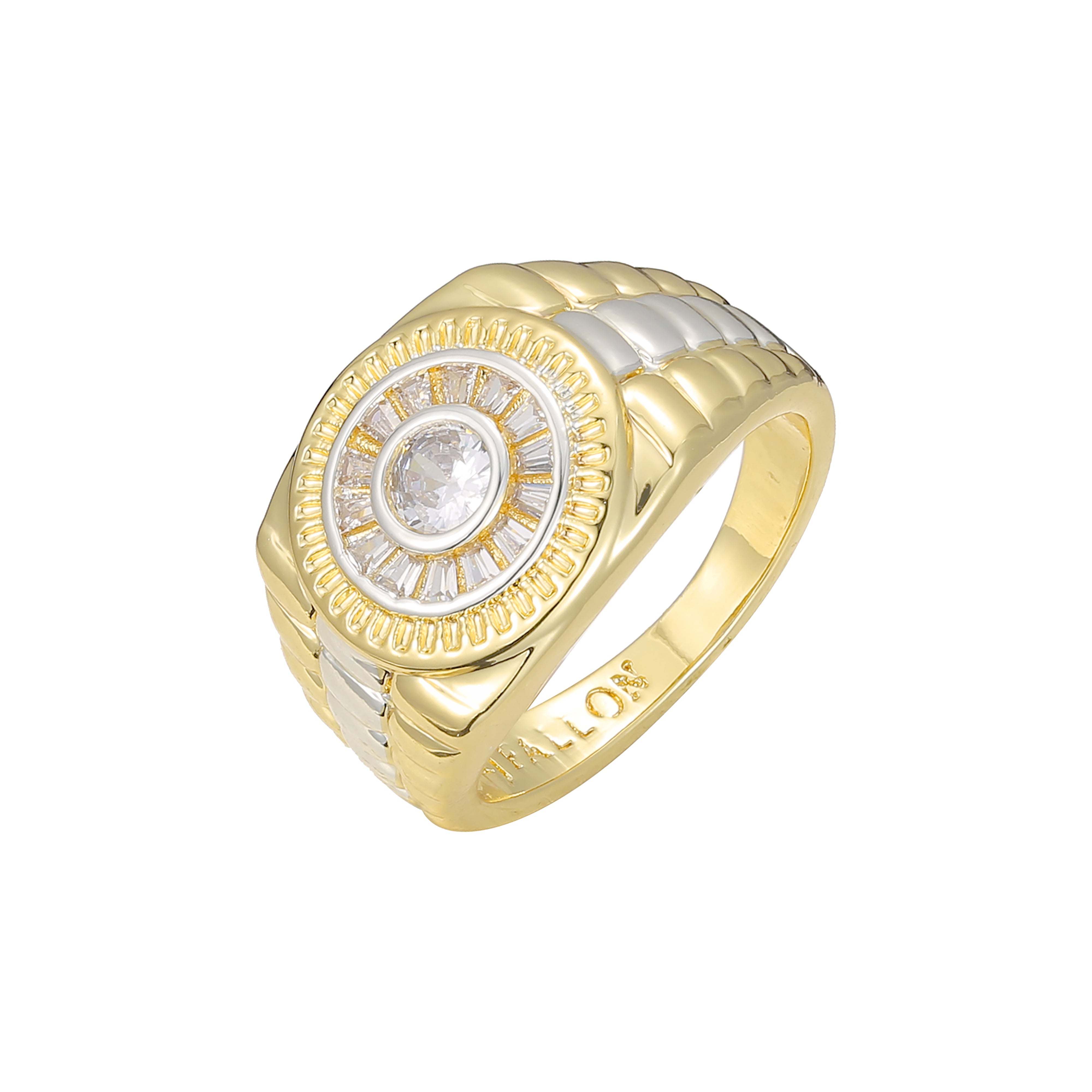 Anillos de Oro 14K para hombre en 2 colores.